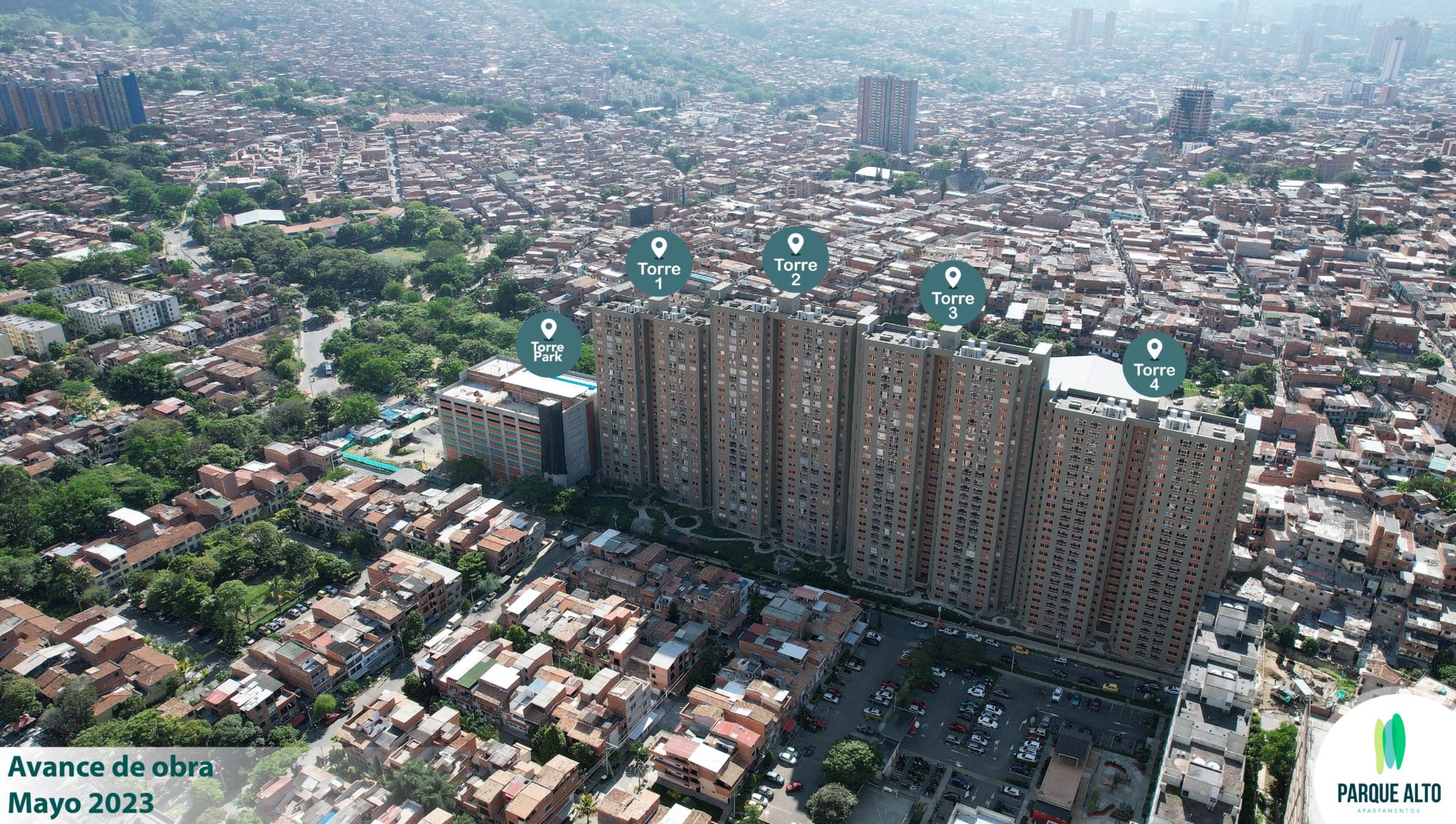Viviendas, Apartamentos o Casas de Interés Social en Bello. Parque Alto